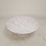 Early Carrara Marble Coffee Table by Eero Saarinen for Knoll International