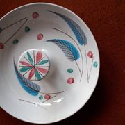 Vide poche vintage très original en céramique belge
