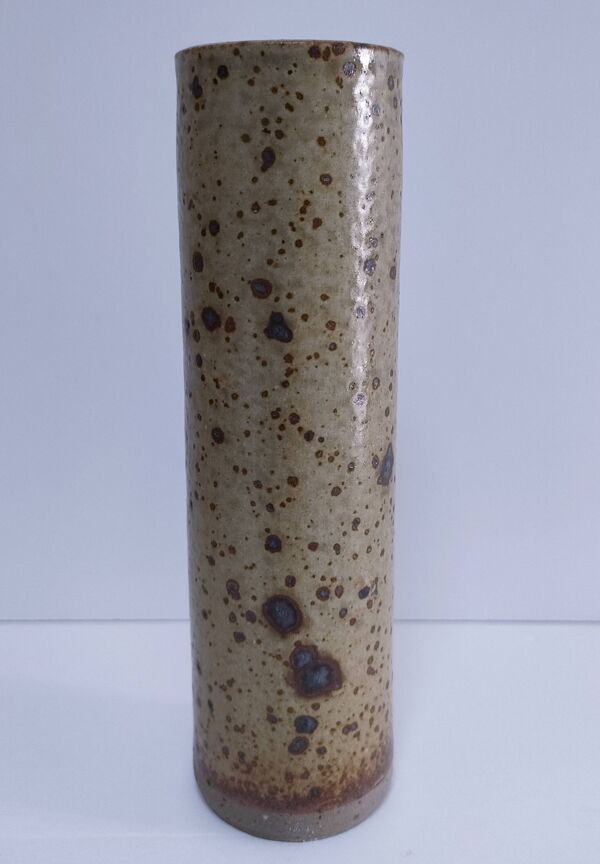 trois vase rouleau grès vintage