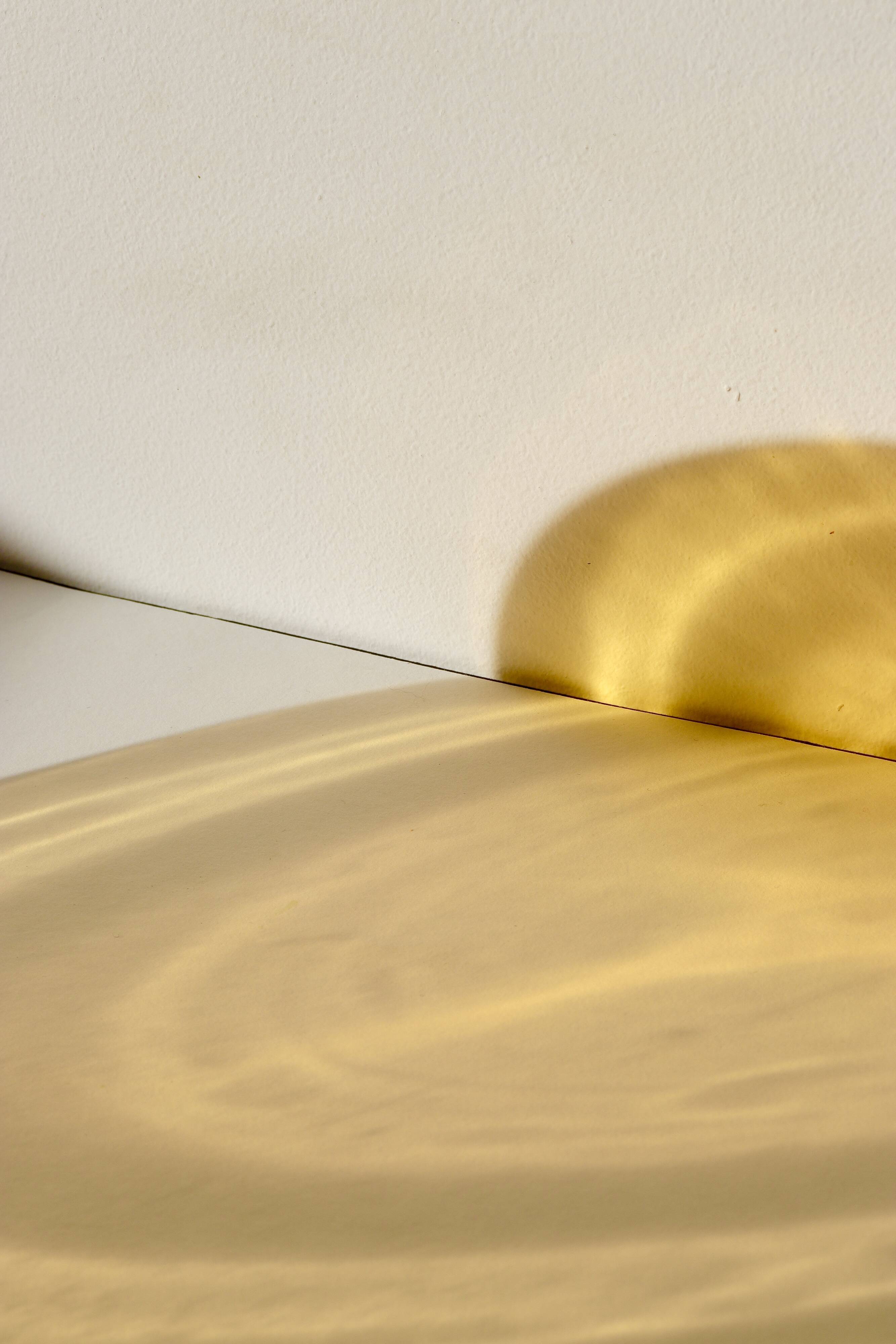 6 amber glass plates