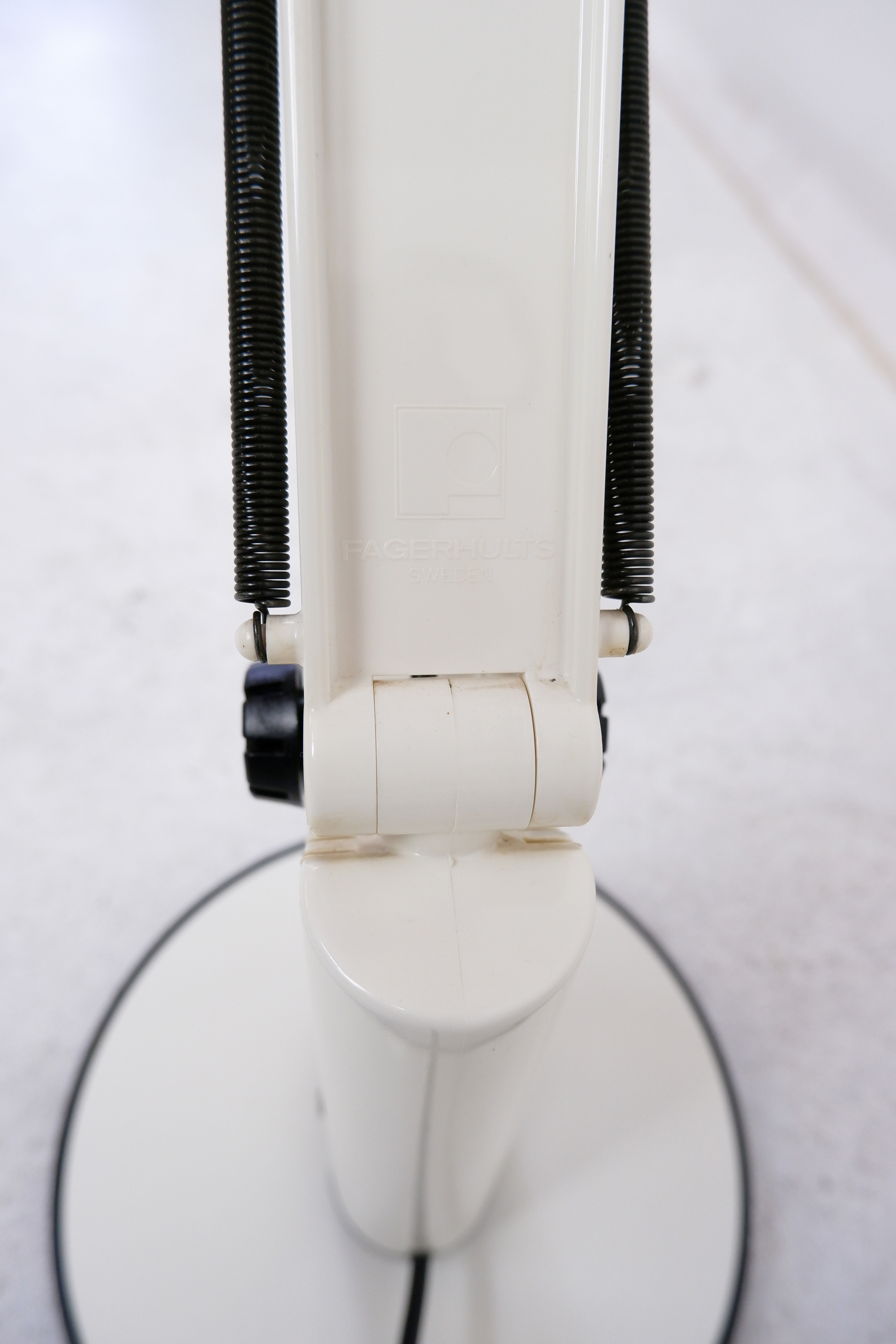 Fagerhults white desk lamp model “Lucifer”, 1970s