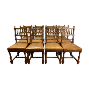 Série de 12 chaises - 1850