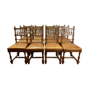 Série de 12 chaises