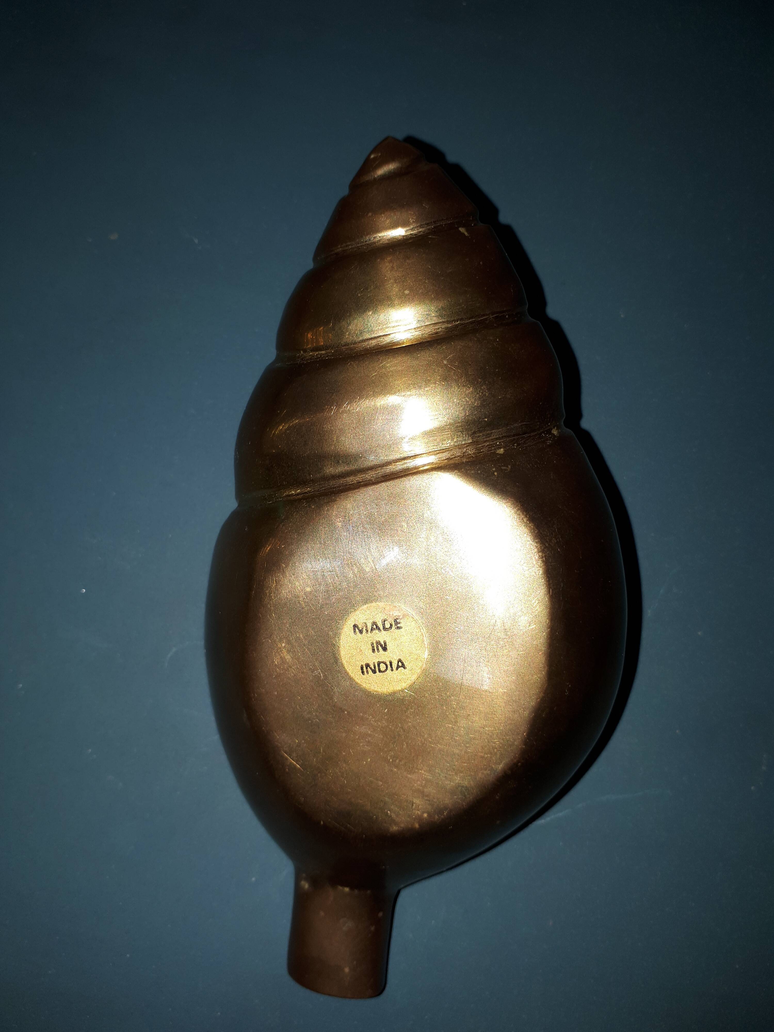 Brass individual ashtray, India