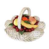 Fruit basket in dabbling