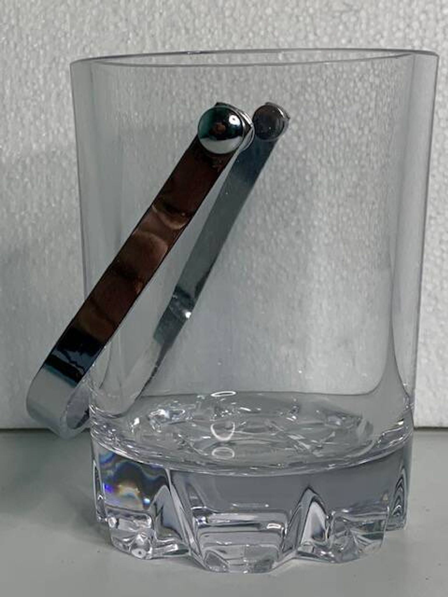 Seau glace glaçons sevres cristal taillé