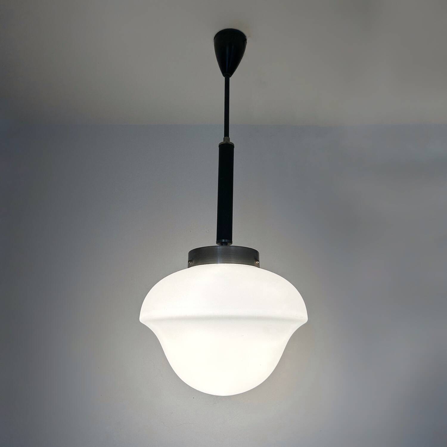 50s opaline bistro chandelier