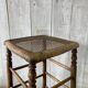 Tabouret bois/cannage