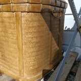 Old trunk rice straw