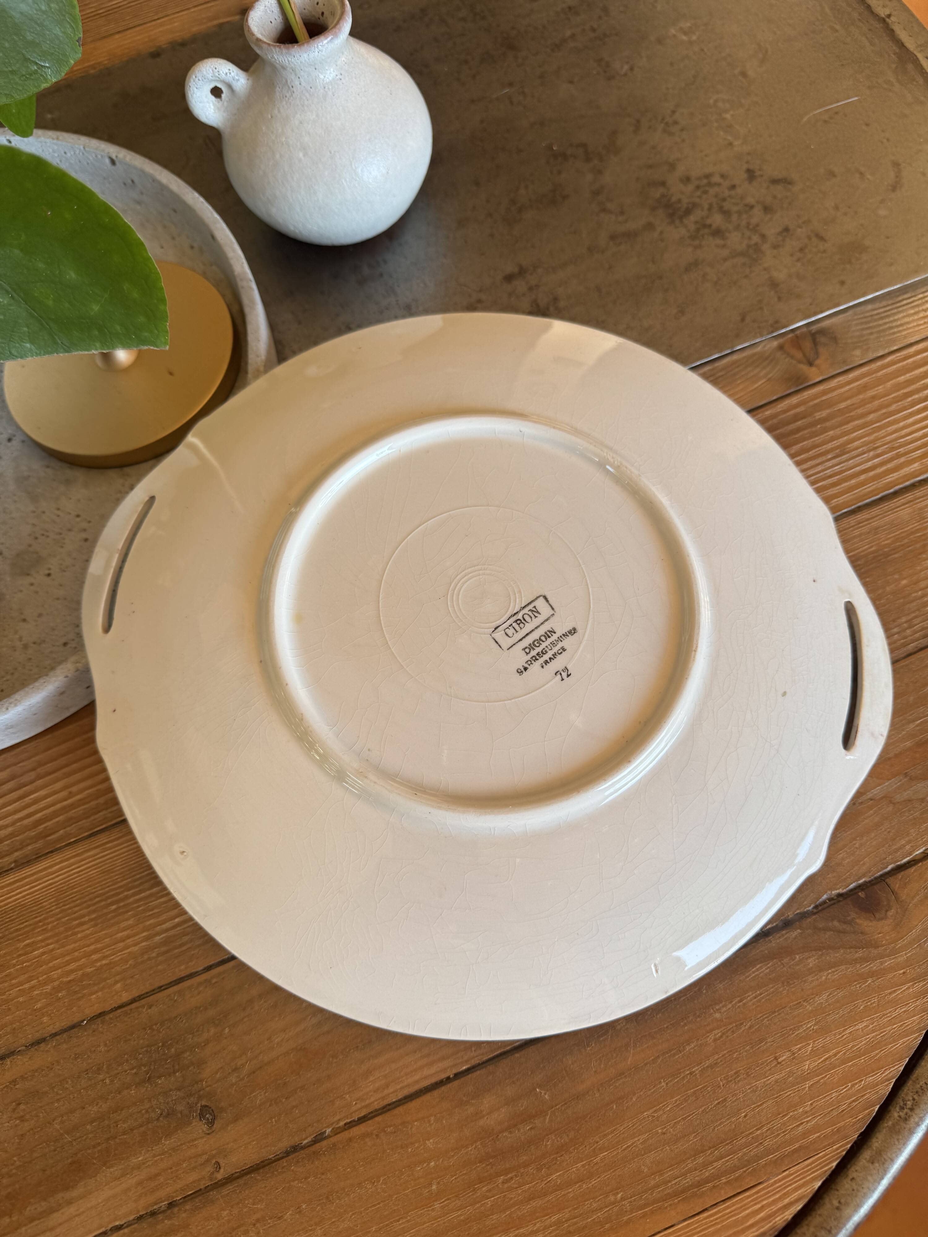 Dish Digoin Sarreguemines
