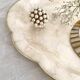 Dish in mother-of-pearl and brass