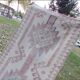 Vintage Turkish hallway rug 100x391 cm