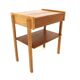 Scandinavian teak and oak bedside table, Sweden, 1960