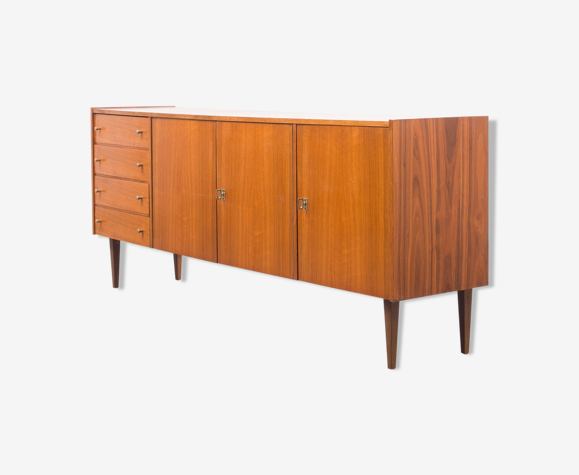 Enfilade années 60 bois de noyer 180cm