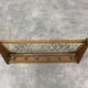 Vintage wooden wall coat rack with 6 hooks, chalet style.