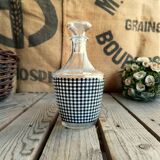 Carafe Luminarc Vintage with Bouchon with Black and White Carreaux décor