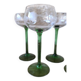 Service de 6 verres Alsace en cristal