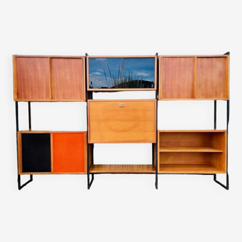 Enfilade haute modulable G.FRYDMAN vintage années 1950-70