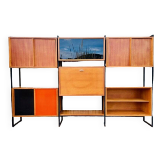 High modular sideboard G.FRYDMAN vintage 1950s-70s