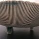 Scarified free-form tripod ceramic cup 50s /60