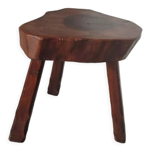 tabouret tripode brutaliste