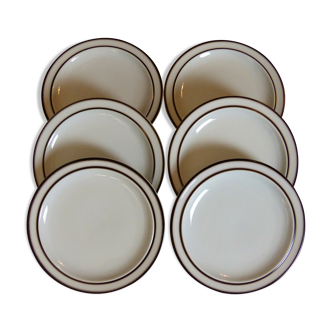 6 dessert plates