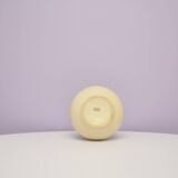 Vintage beige & brown west germany vase bay