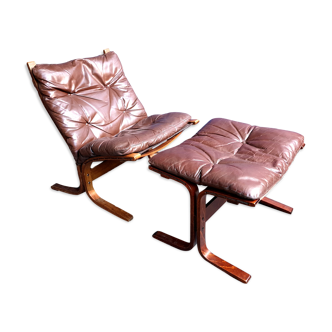 Fauteuil et repose pied Ingmar Relling 'Siesta'