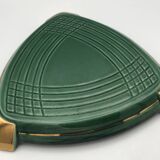 Set of 3 ART CERAMIC TRIVETS and BOTTLES by Poët Laval