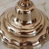 Pair of candelabras, brass candle holders