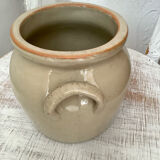 Grease pot or stoneware salt pan