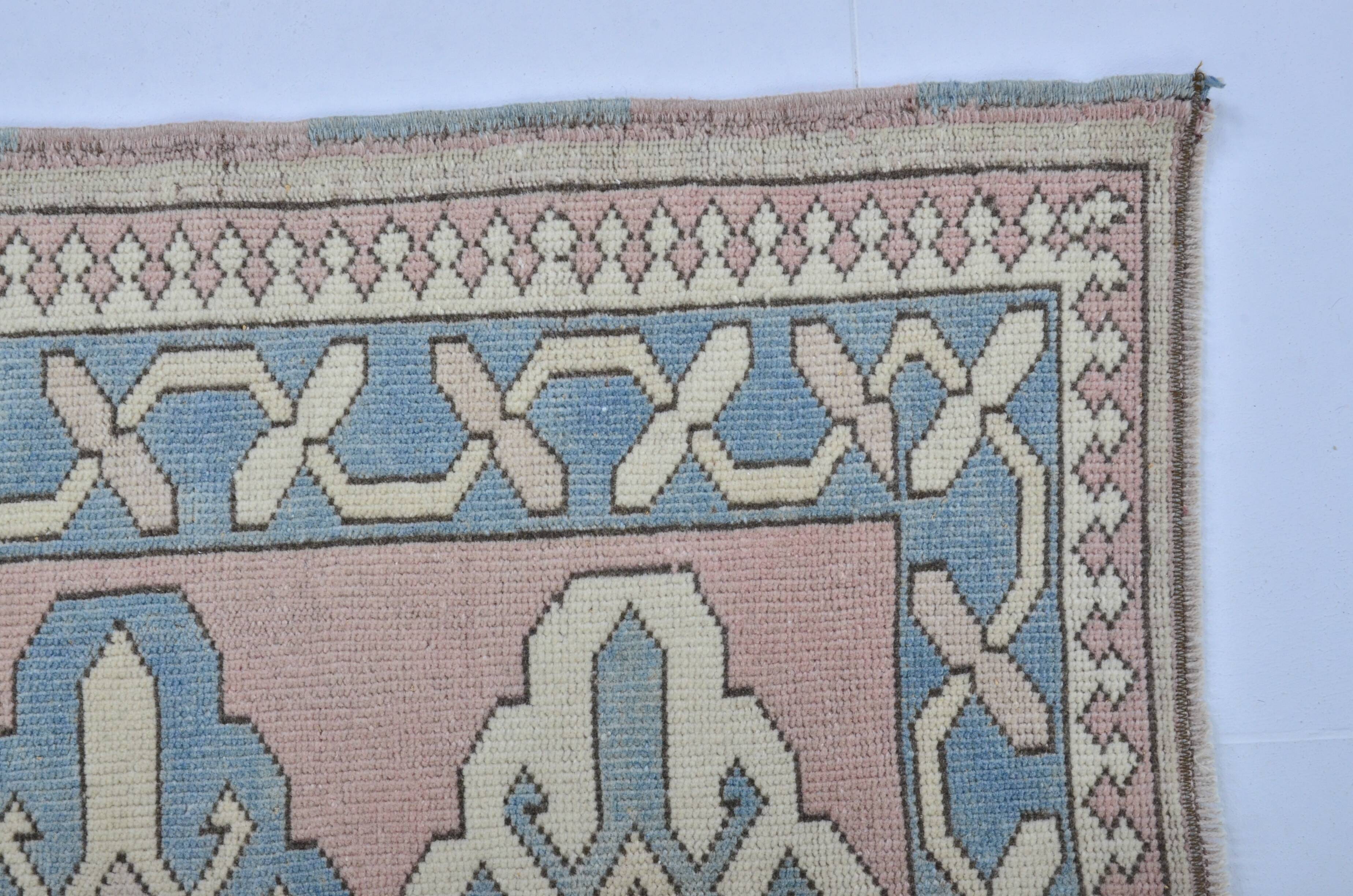 Wool Antique Turkish Wool Vintage Carpet sku 3569