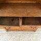 Antique dresser with glass doors and fleur-de-lys from the 50s