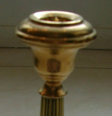 Brass candlestick