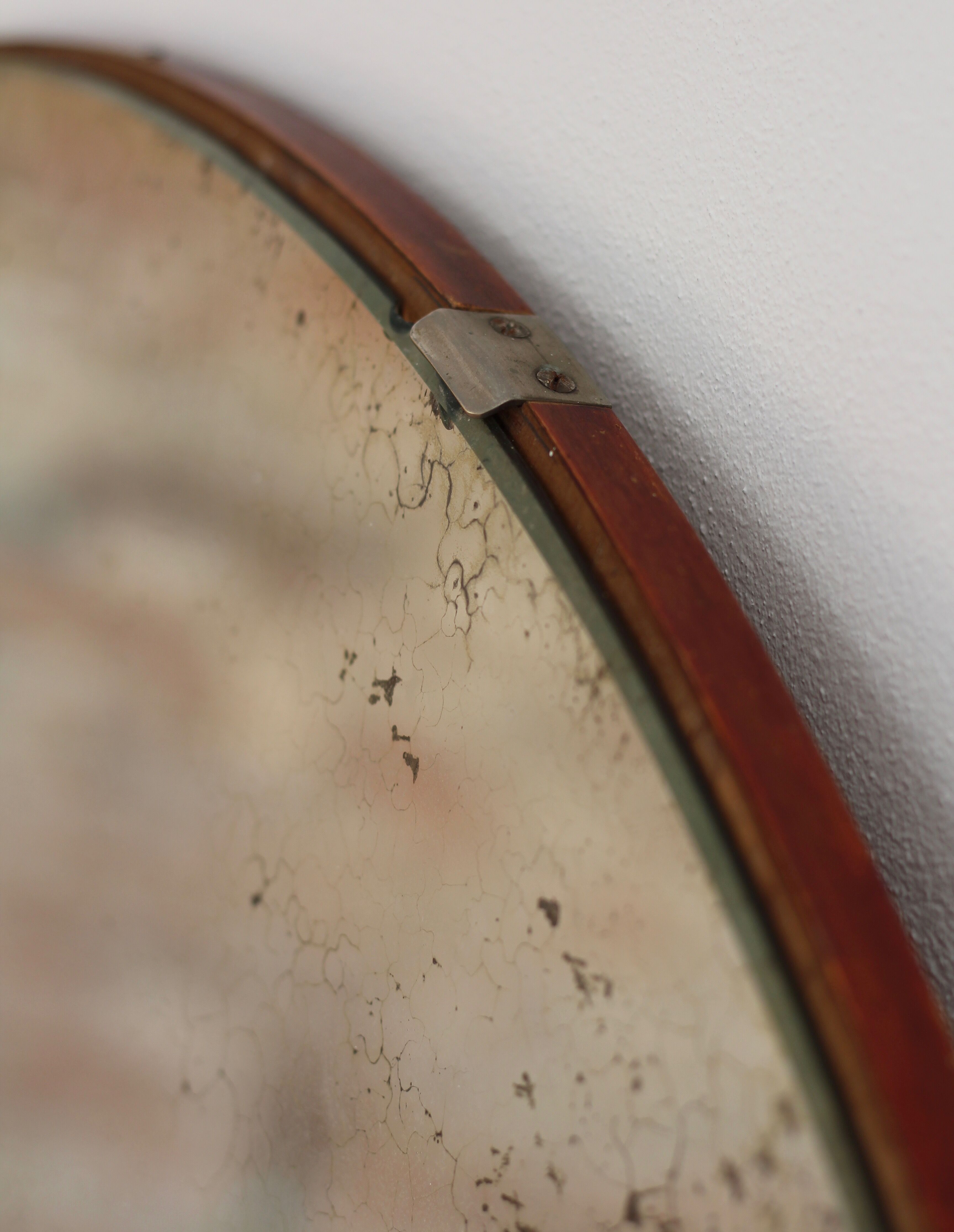 Big round mirror early 20th century 101cm