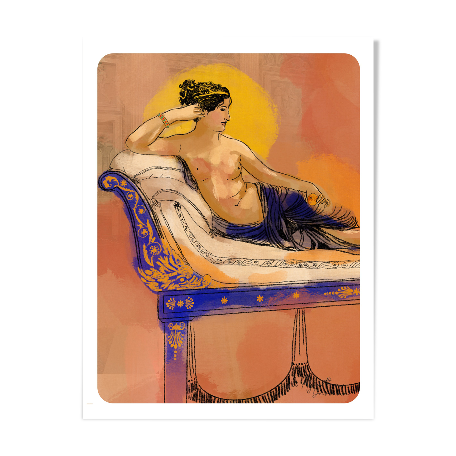 Illustration "Vénus de Rome" A4