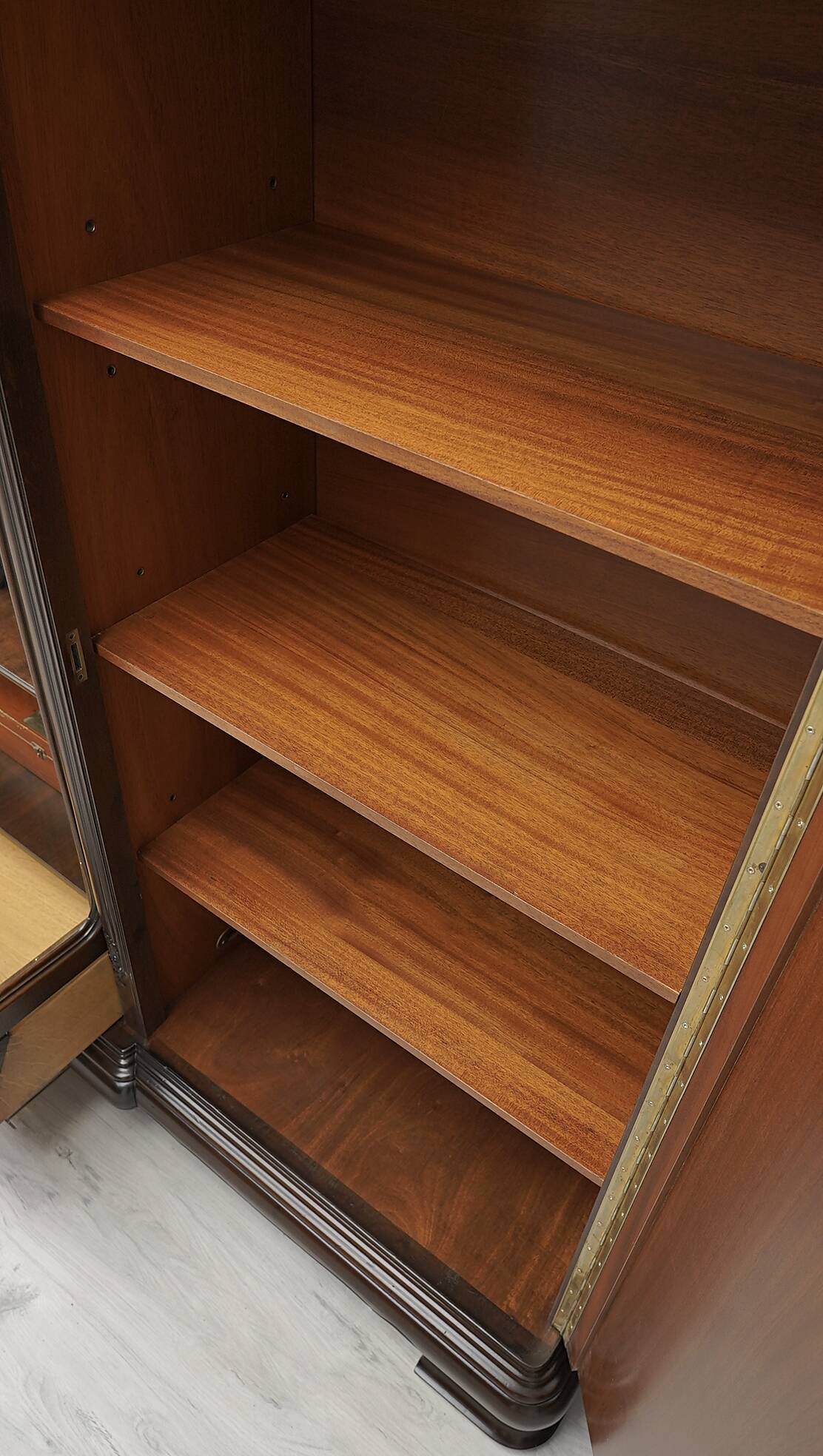 historic library from the 1940s after professional renovation.