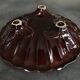 Ceramic fruit bowl centrepiece with grape cluster decoration, numbered.