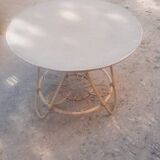 Rattan and bamboo garden furniture