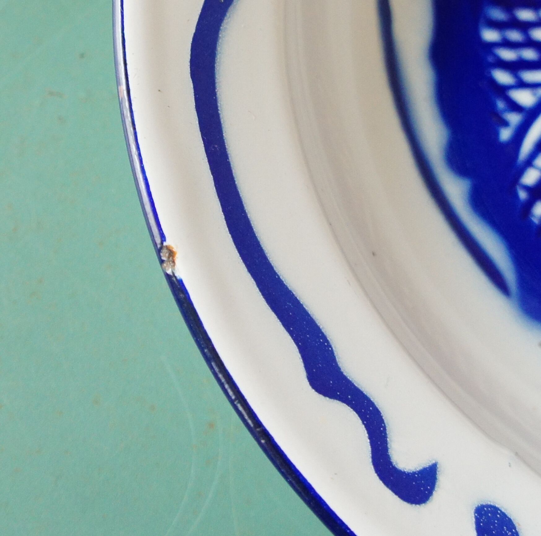 Vintage Chinese enamelled metal plates