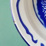 Vintage Chinese enamelled metal plates