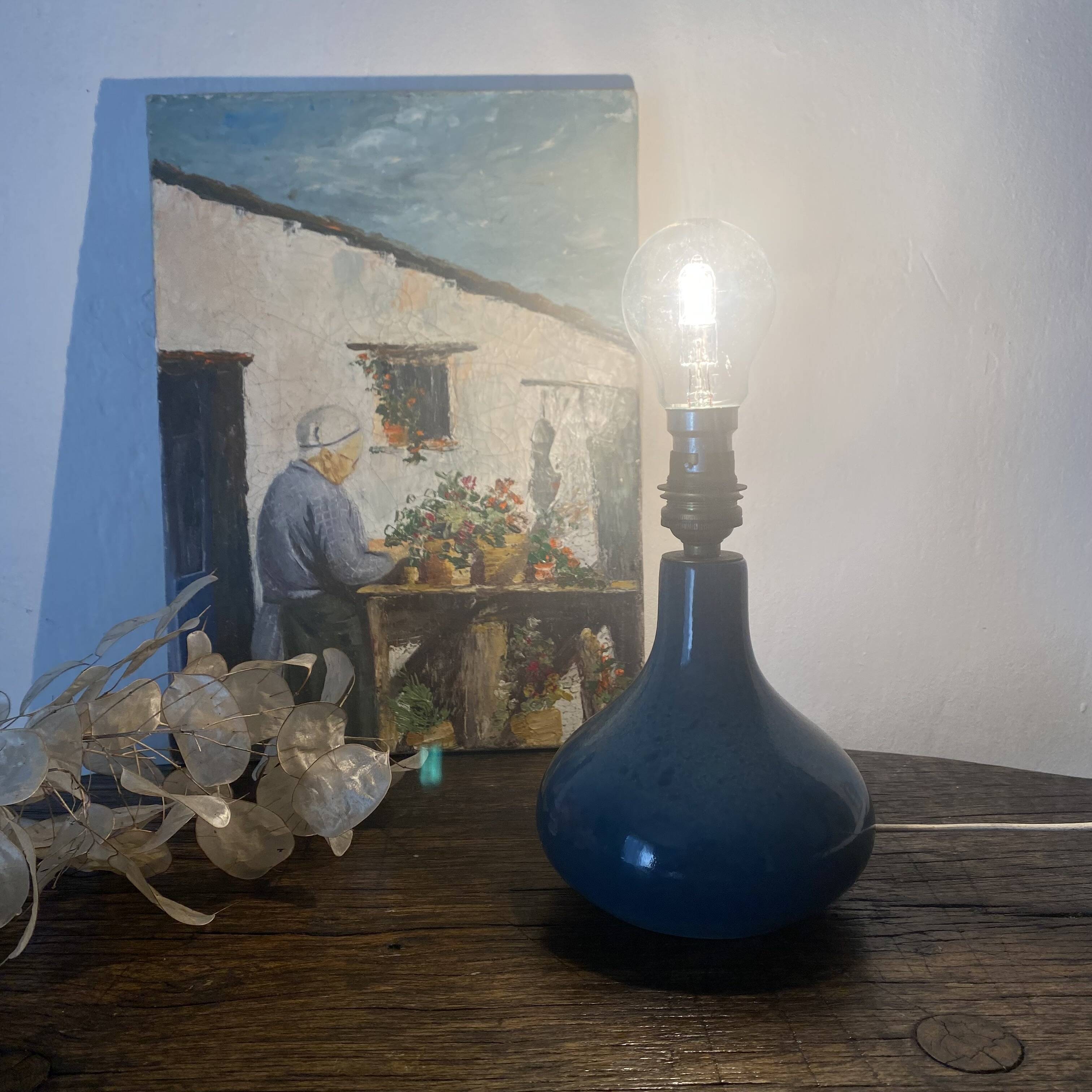 Vintage ceramic lamp base