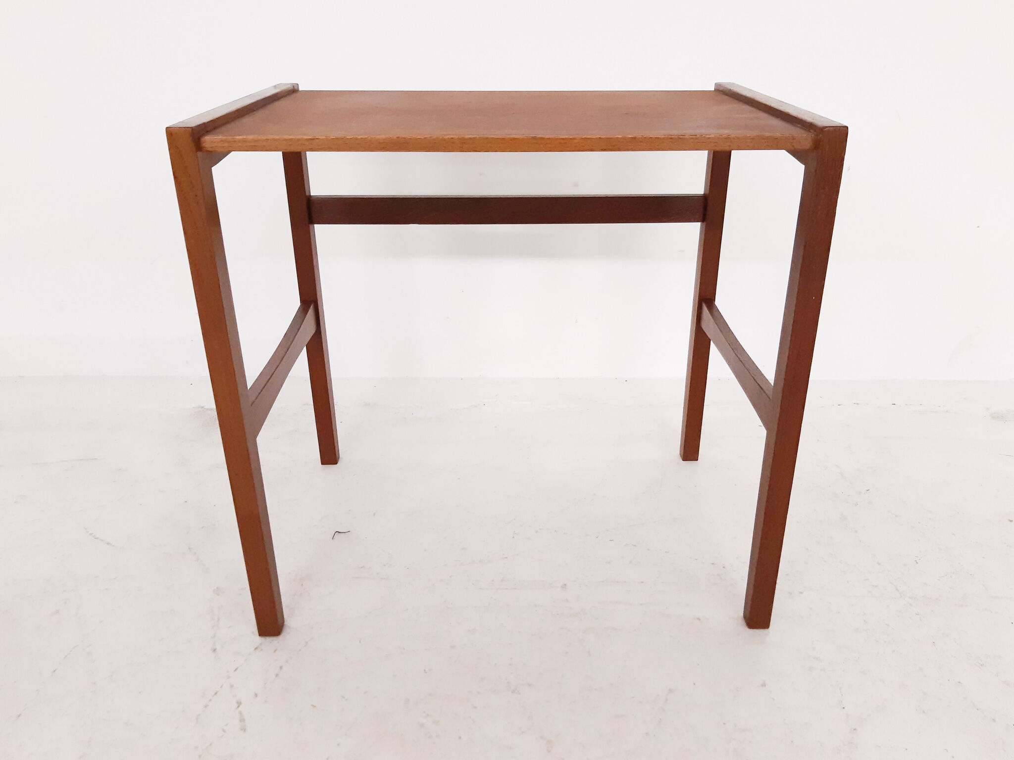 Mid-century teak nesting tables, The Netherlands 1950's