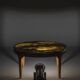 Mid-century coffee table in onyx from Ilse Mobel, 1960s
