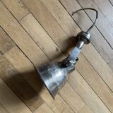 vintage silver metal wall light 250901