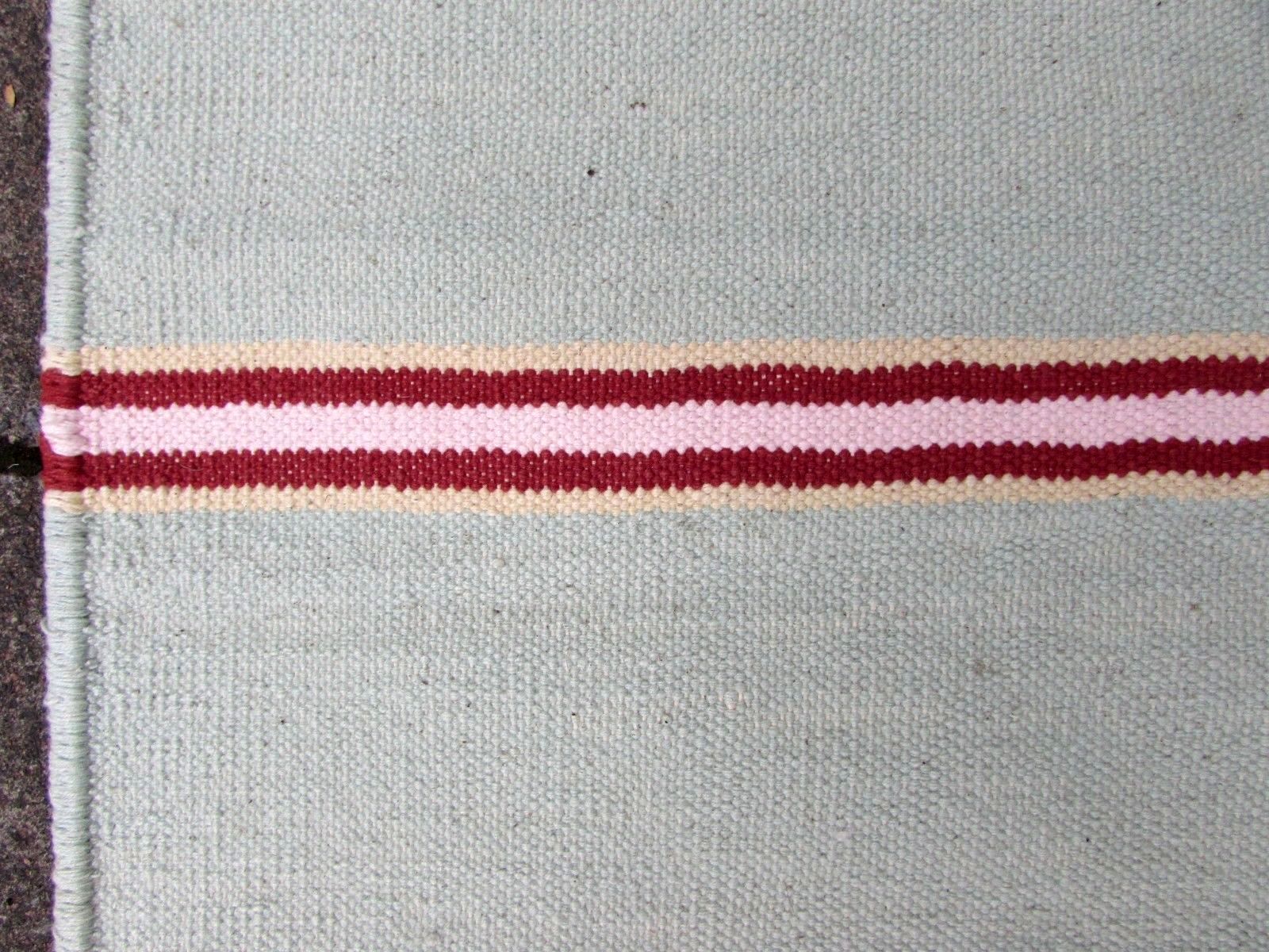 Dhurri Indian carpet handmade 95x145cm 1970