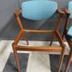 Set of 2 Kai Kristiansen Model 42 Teak Z-chairs for  Shou Andersen Denmark