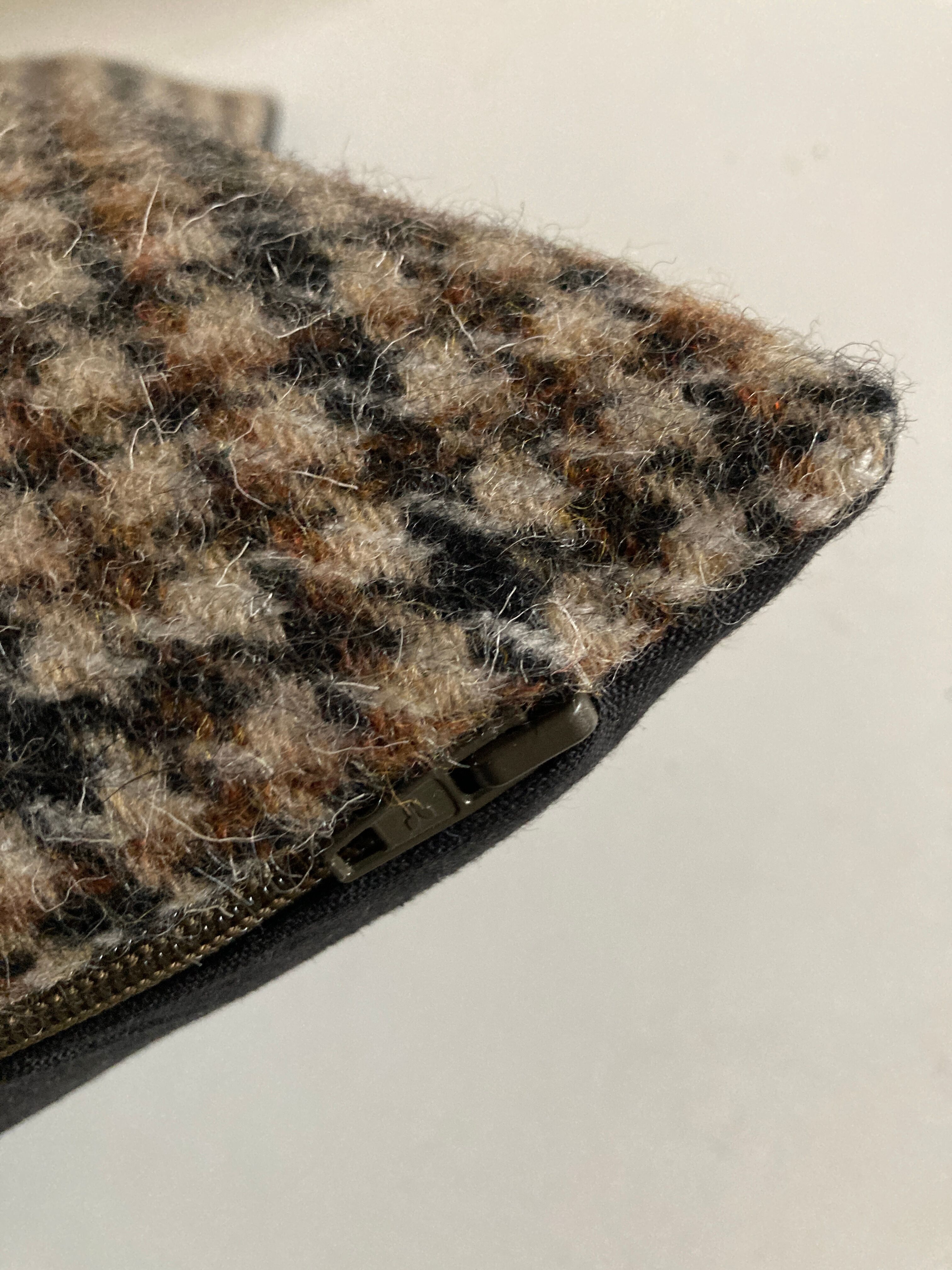 1960 50cm x 30cm tweed woollen cushion