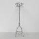 Standing chrome-plated Tubax coat rack