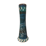 Vintage ceramic roller vase Margot Plancon